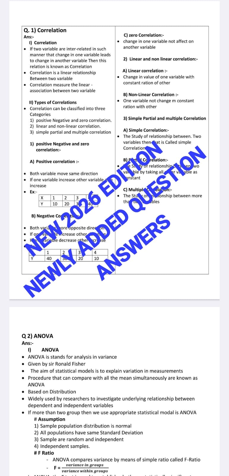 Biostatistics and Research Methodology sem 8 imp question answers pdf