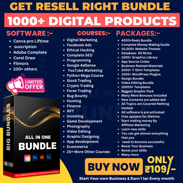 10000+ Digital Product ALL IN ONE BUNDLE