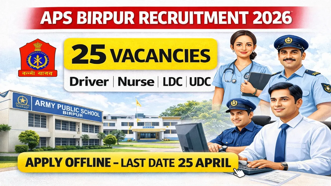 APS Birpur Dehradun Bharti 2026 | LDC UDC Lab Technician 25 Posts
