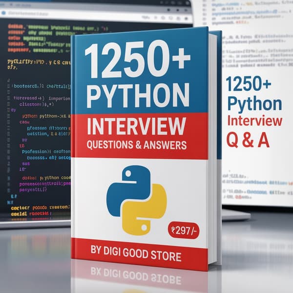 600+ scenario-based Python questions!