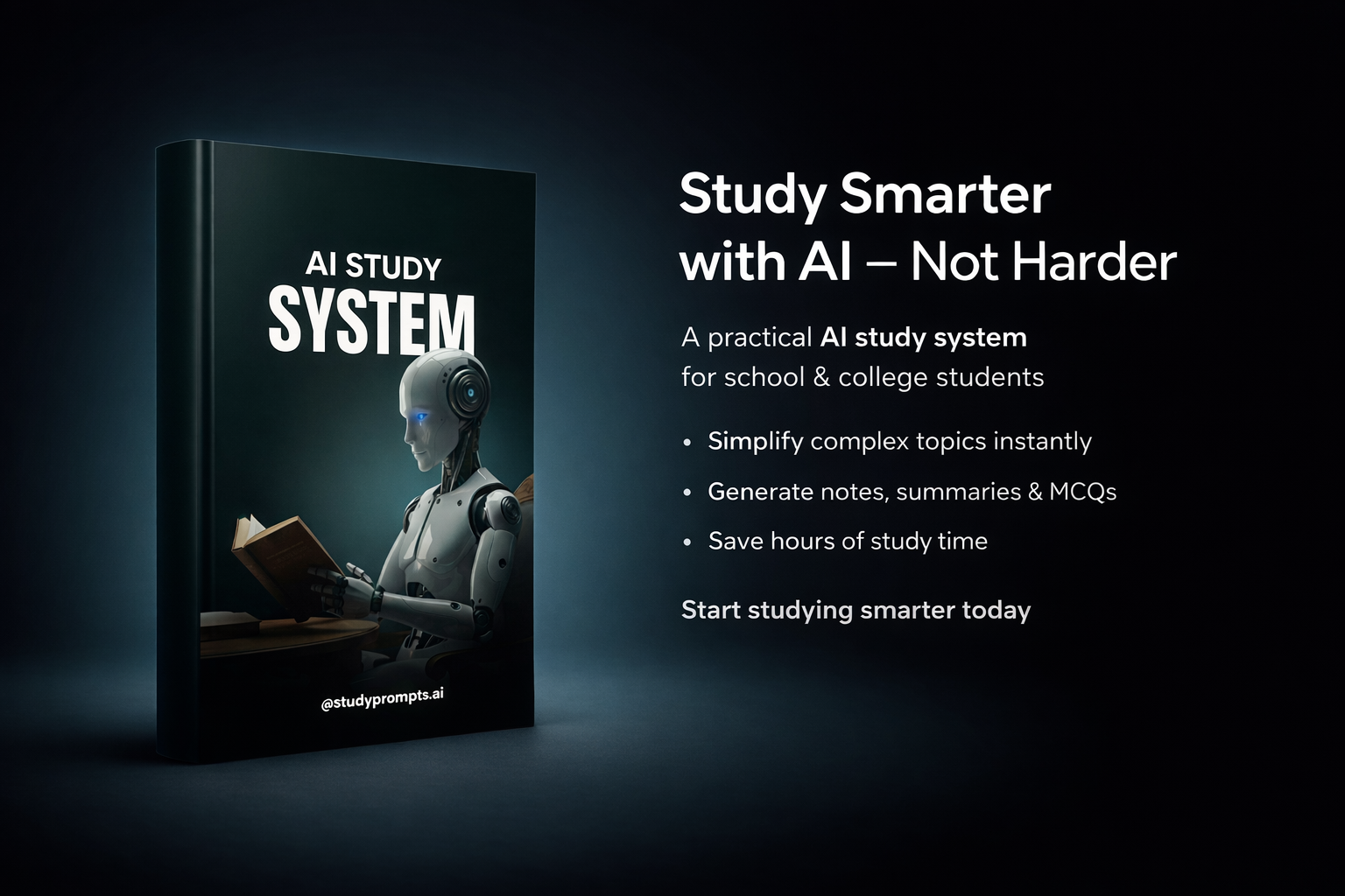 AI Study System : Study Smarter with AI — Not Harder