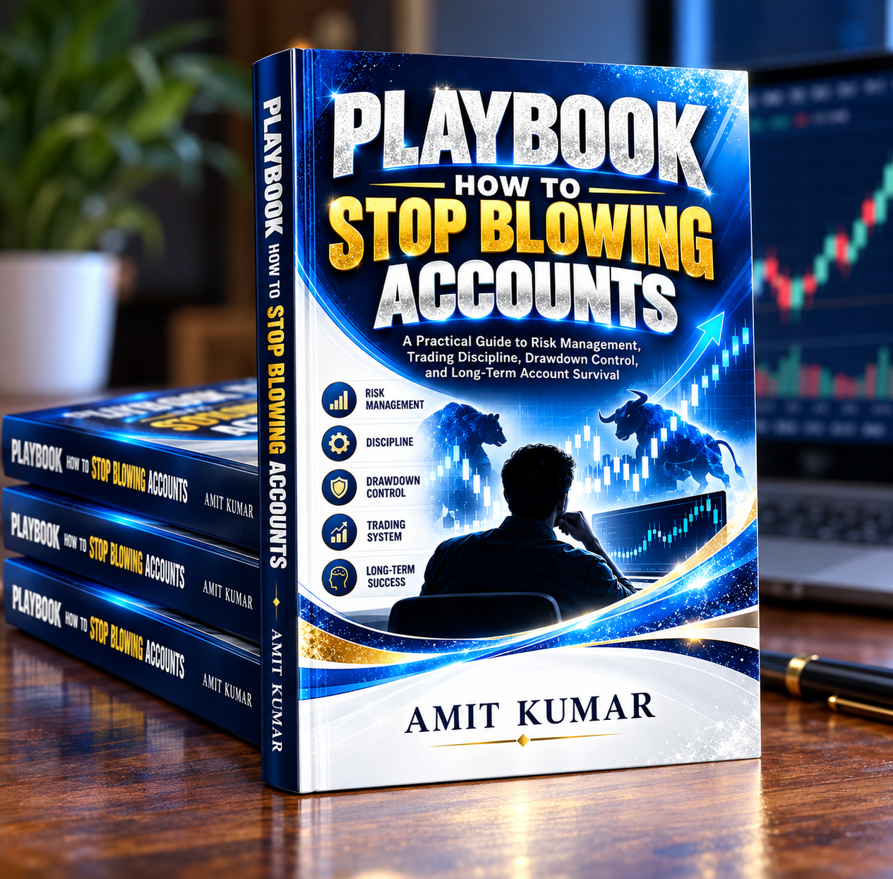 Playbook: How to Stop Blowing Accounts eBook cover