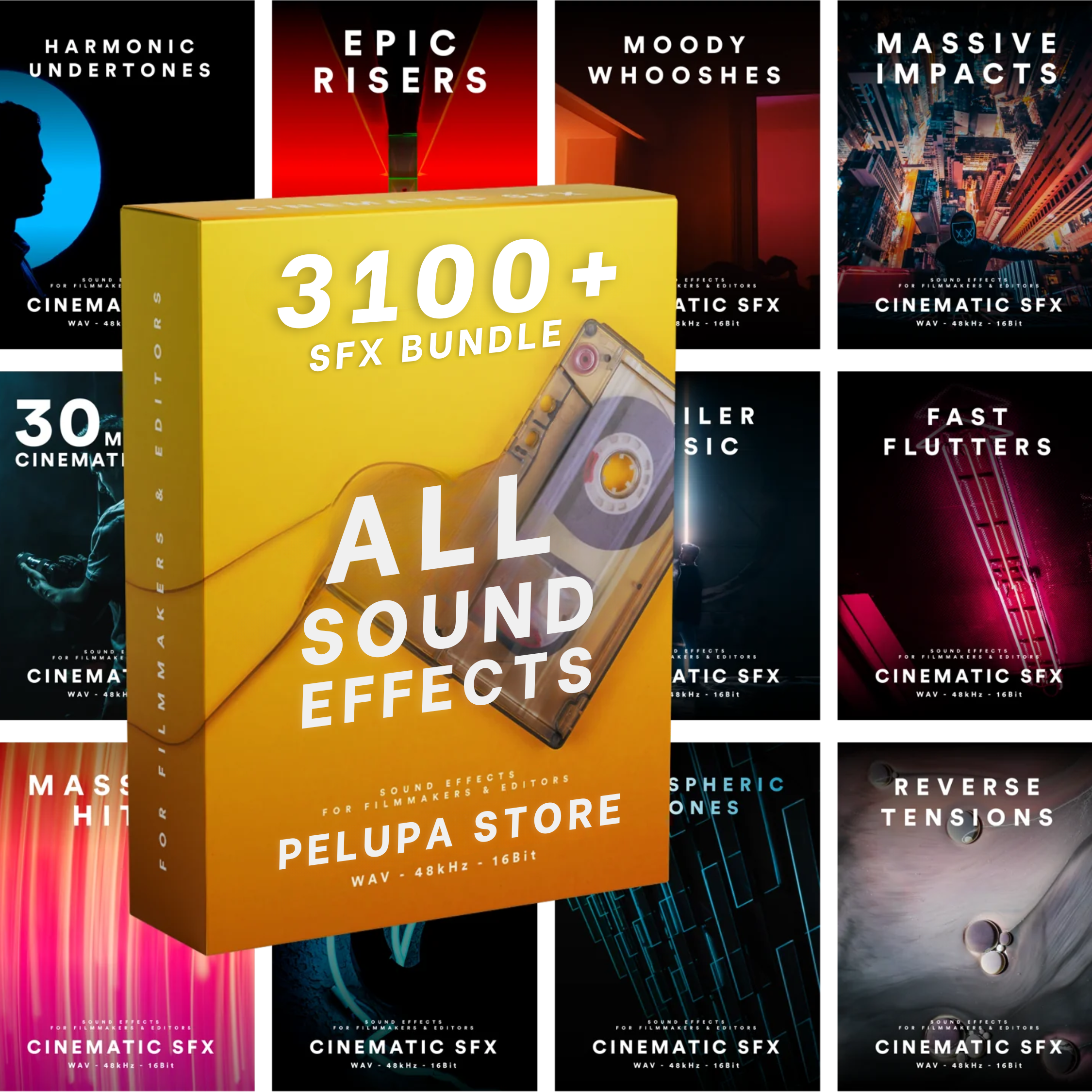 3100+ Sound Effects Mega bundle For Video Editor | Filmmakers