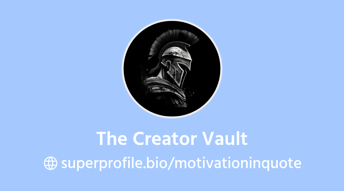 The Creator Vault | SuperProfile