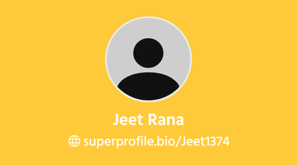 Jeet Rana | SuperProfile
