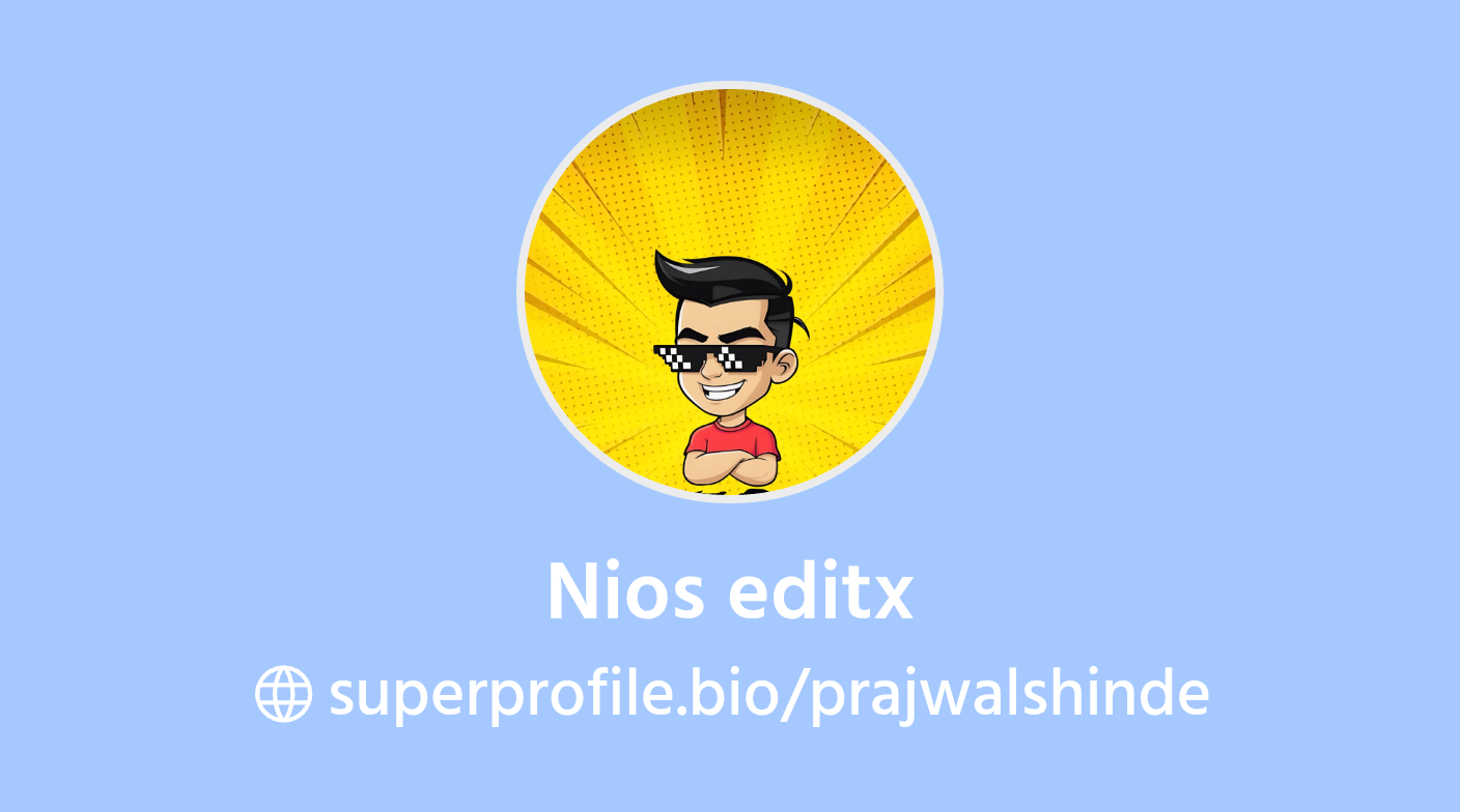 Nios editx | SuperProfile