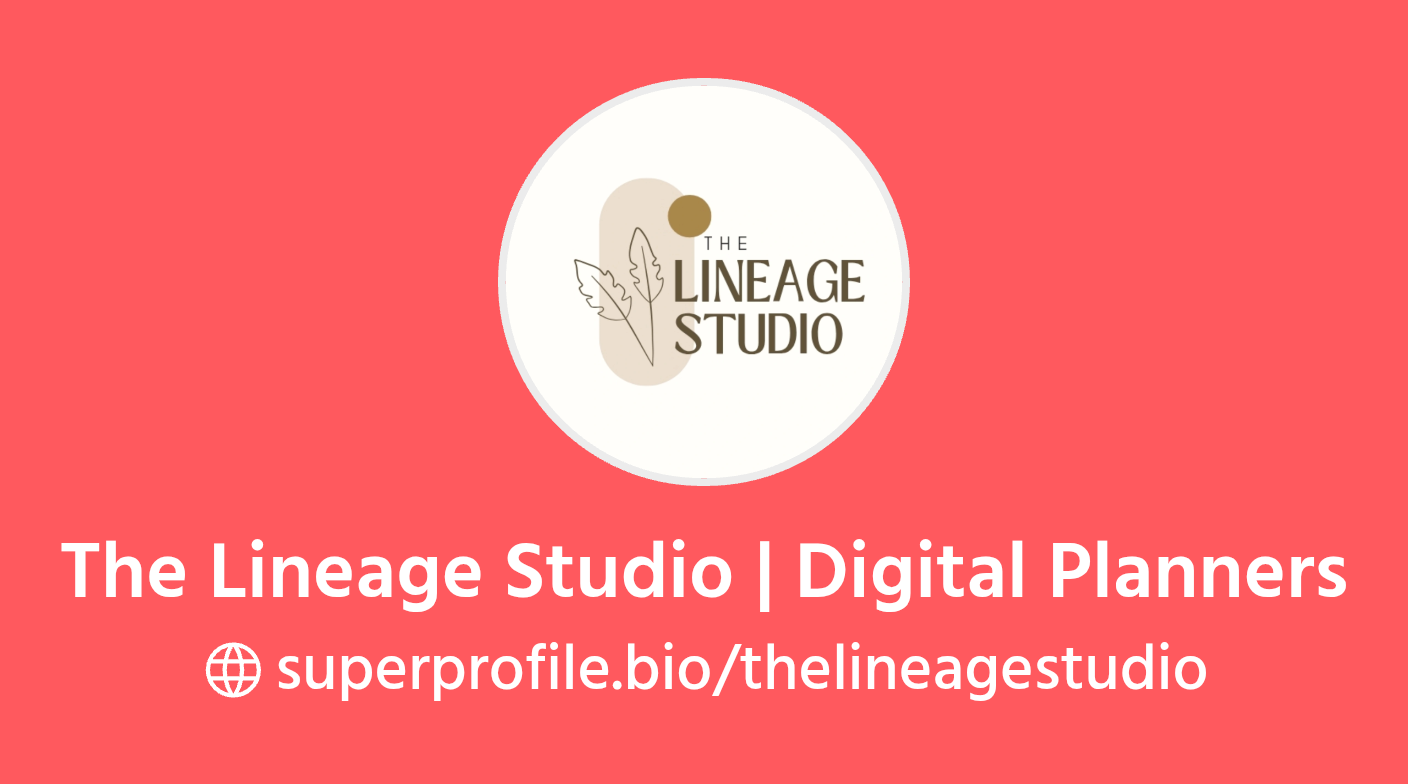 The Lineage Studio | Digital Planners | SuperProfile