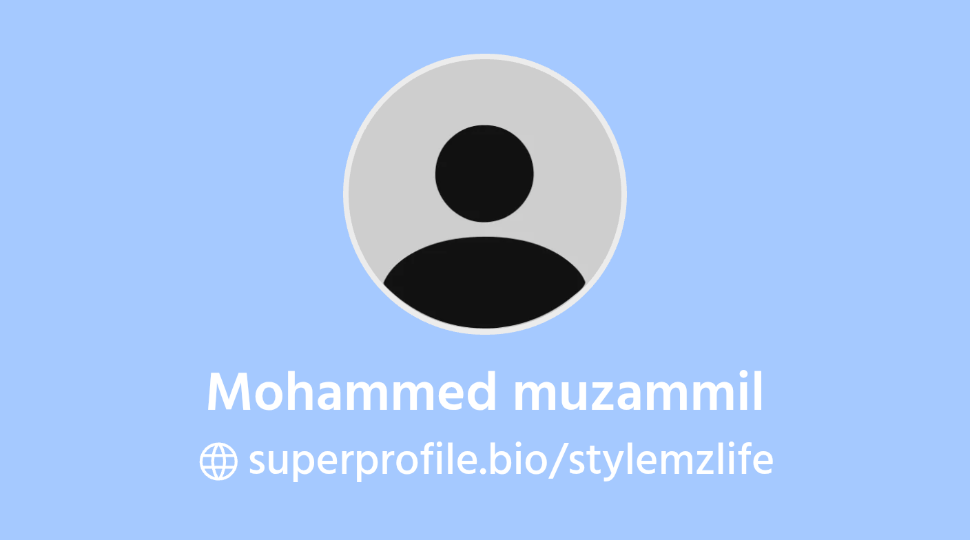 Mohammed muzammil | SuperProfile