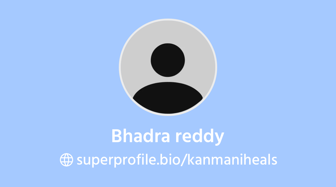 Bhadra Reddy Bhadra reddy | SuperProfile