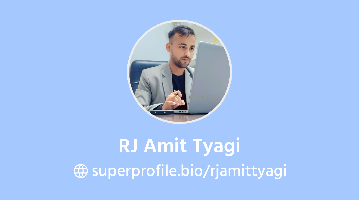 RJ Amit Tyagi | SuperProfile
