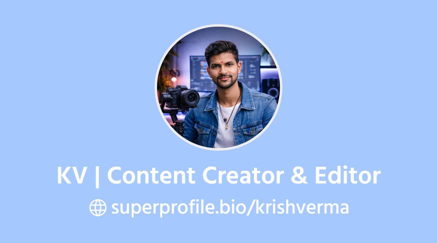 KV | Content Creator & Editor | SuperProfile