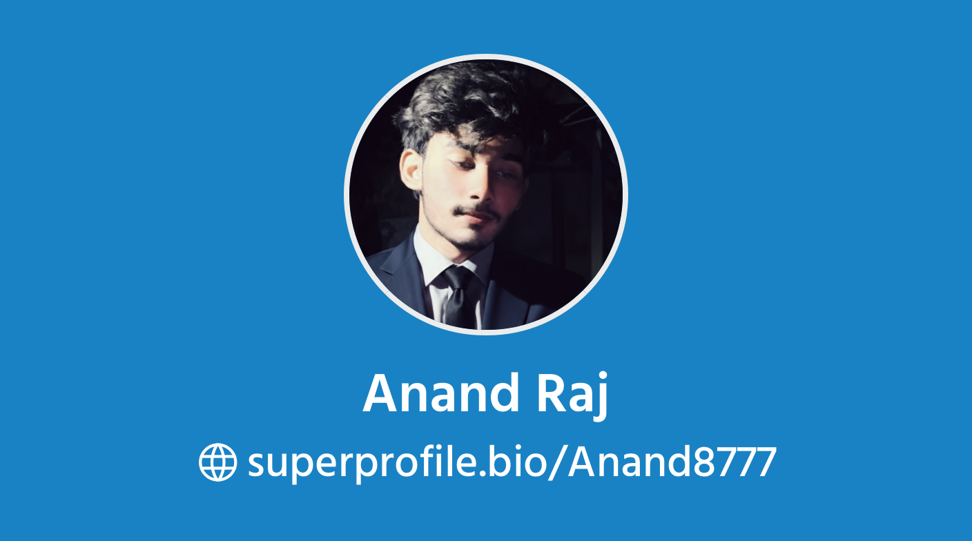 Anand Raj | SuperProfile