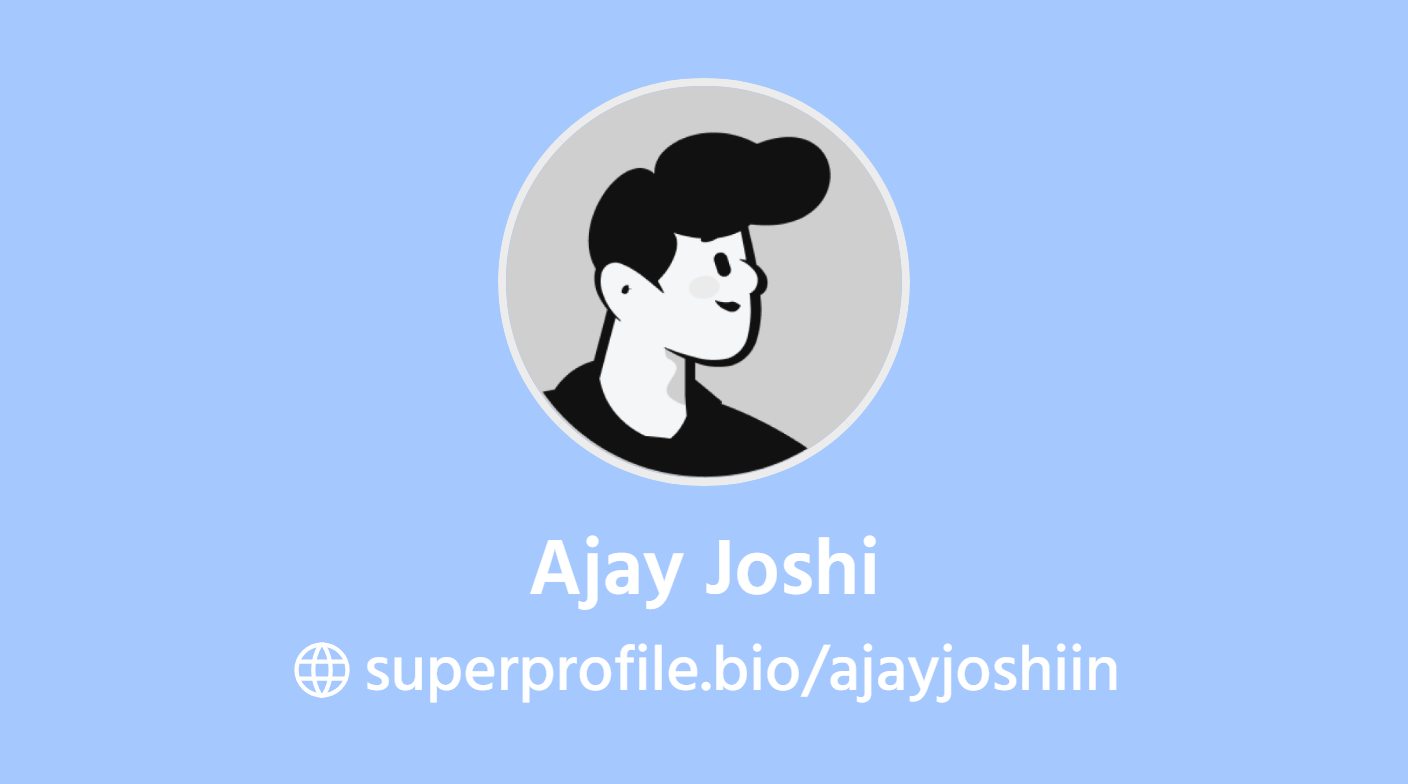 Ajay Joshi | SuperProfile